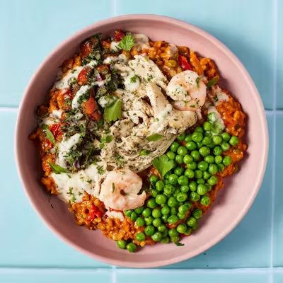 Chicken & Prawn Paella